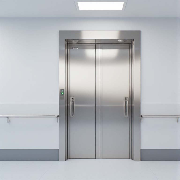 Stainless steel hinged door باب استانلس مفصلي valley metal doors webp 9